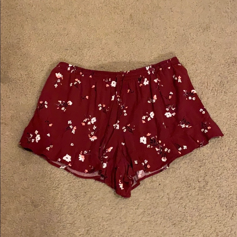 Patterned Flowy Shorts